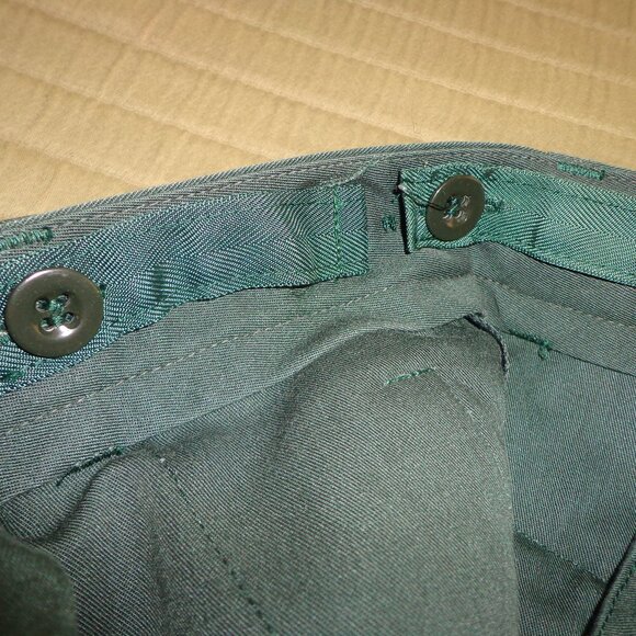 NEW Diolen Trousers Made in Europe 24 Adjustable Waist Hunter Detailing Galore - Picture 15 of 16